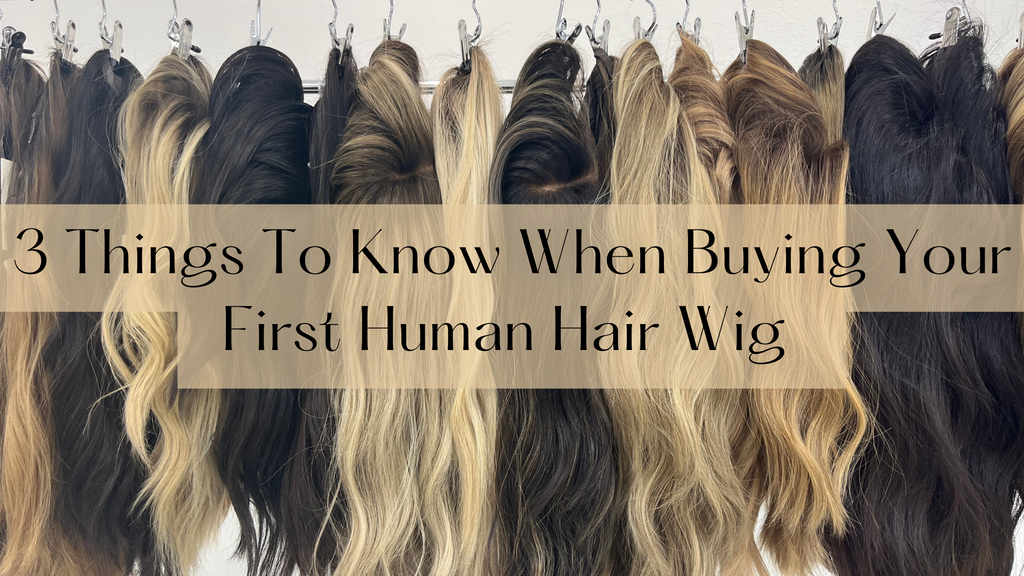 Top 3 Things To Know When Buying Your First Human Hair Wig