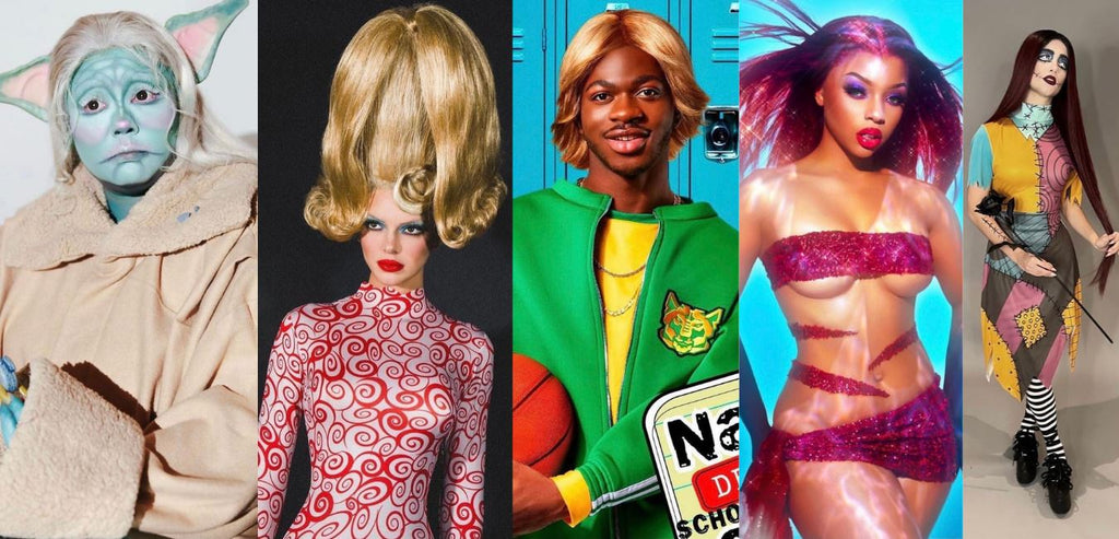 Best Celebrity Halloween Costumes | Halloween Wigs That Celebrities Rocked!