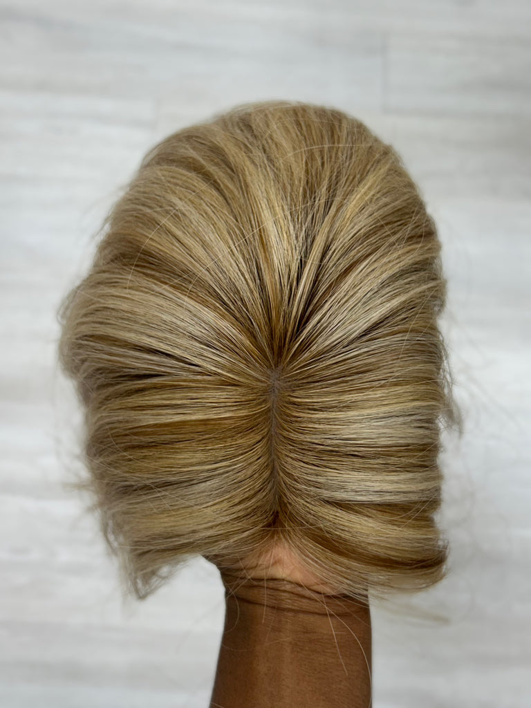  lace top human hair wig - blonde human hair wig - lace top wigs for women - breathable human hair wigs - affordable natural hair wigs - full coverage human hair wigs

