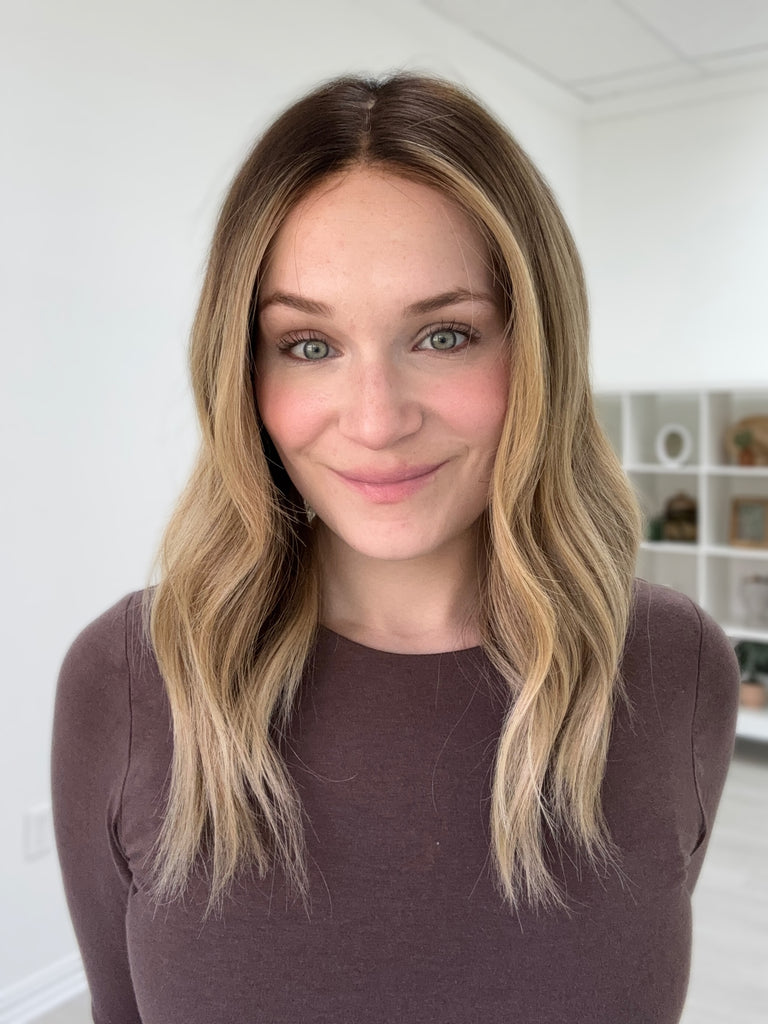 lace top human hair wig - blonde human hair wig - lace top wigs for women - breathable human hair wigs - affordable natural hair wigs - full coverage human hair wigs
