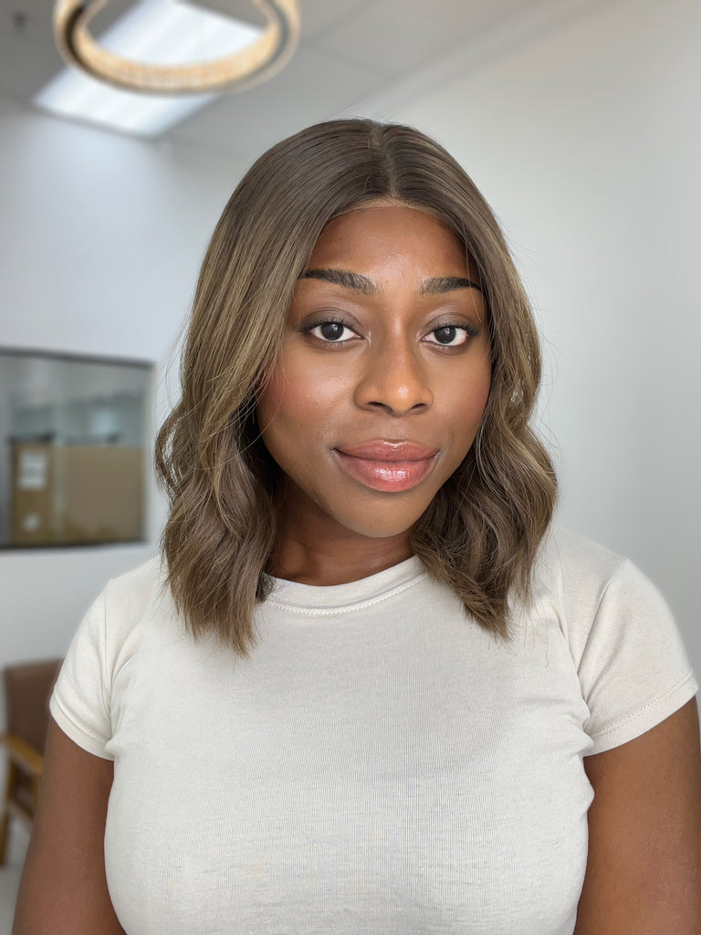  lace top human hair wig - blonde human hair wig - lace top wigs for women - breathable human hair wigs - affordable natural hair wigs - full coverage human hair wigs
