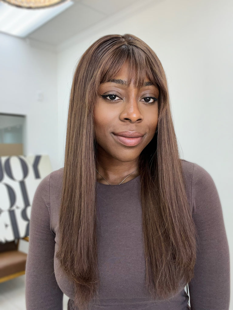  comfortable human hair wigs - silk top wigs - natural movement hair wigs - everyday wear human hair wigs - preloved wig - affordable natural hair wigs 
