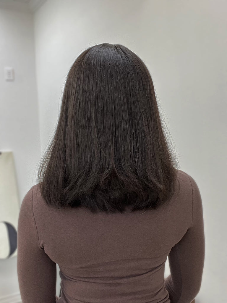 lace top human hair wig - black human hair wig - lace top wigs for women - breathable human hair wigs - affordable natural hair wigs - full coverage human hair wigs
