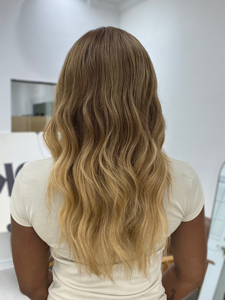  lace top human hair wig - blonde human hair wig - lace top wigs for women - breathable human hair wigs - affordable natural hair wigs - full coverage human hair wigs
