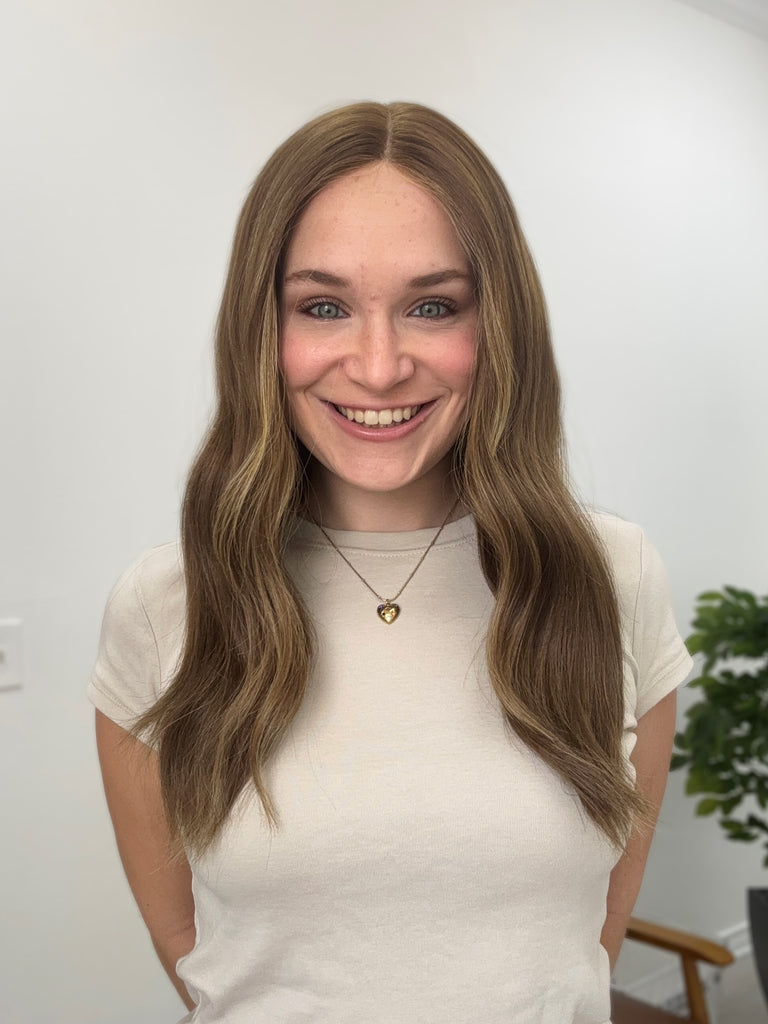  lace top human hair wig - brunette human hair wig - lace top wigs for women - breathable human hair wigs - affordable natural hair wigs - full coverage human hair wigs