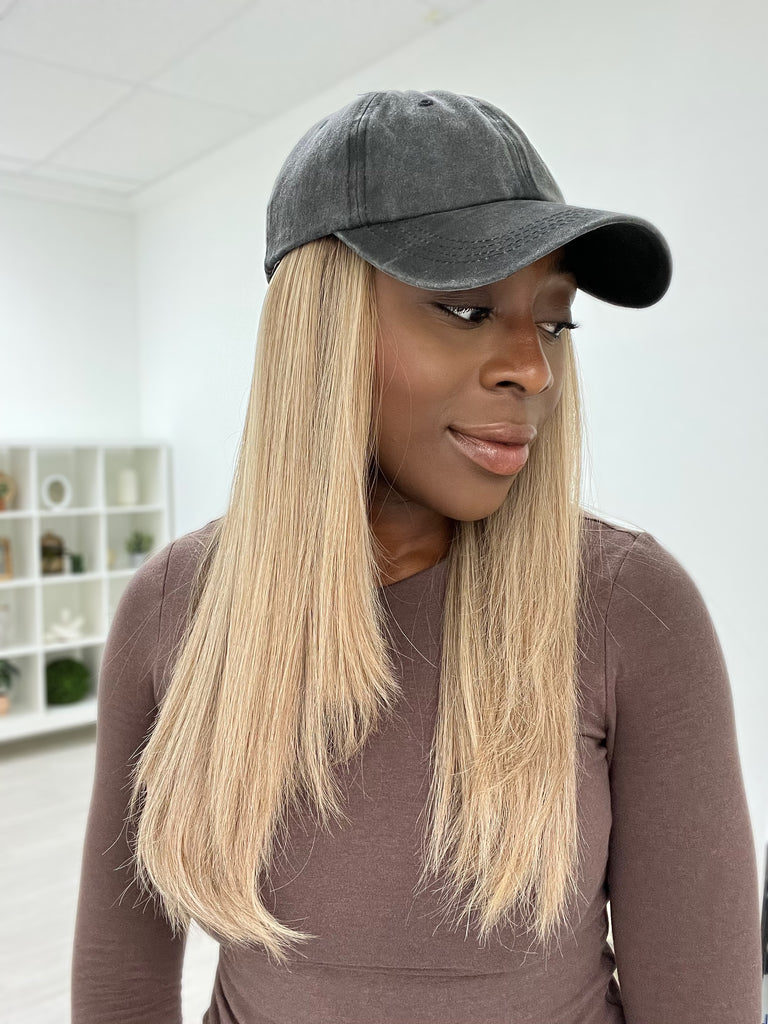 natural movement hair wigs - hat wigs - non-slip human hair wigs - easy to style human hair wig 
