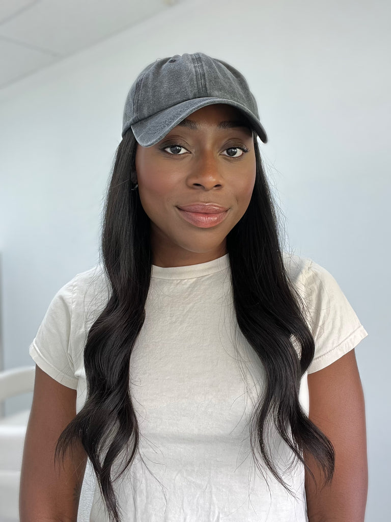 natural movement hair wigs - hat wigs - non-slip human hair wigs - easy to style human hair wig 
