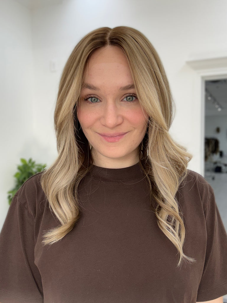  lace top human hair wig - blonde human hair wig - lace top wigs for women - breathable human hair wigs - affordable natural hair wigs - full coverage human hair wigs