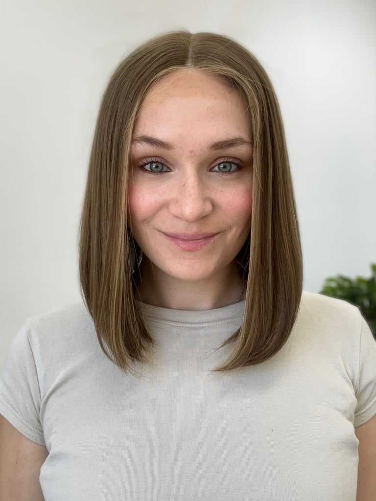  lace top human hair wig - blonde human hair wig - lace top wigs for women - breathable human hair wigs - affordable natural hair wigs - full coverage human hair wigs
