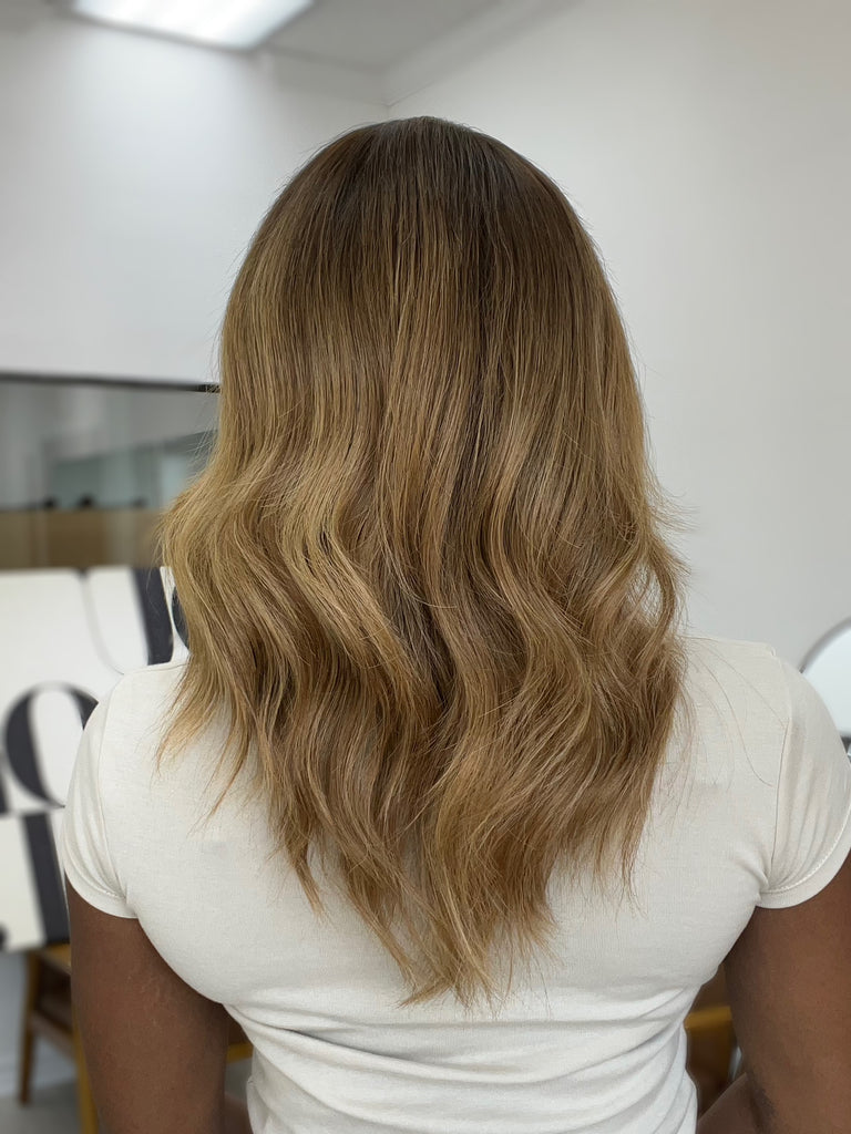  lace top human hair wig - blonde human hair wig - lace top wigs for women - breathable human hair wigs - affordable natural hair wigs - full coverage human hair wigs
