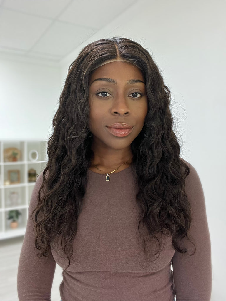  lace top human hair wig - black human hair wig - lace top wigs for women - breathable human hair wigs - affordable natural hair wigs - full coverage human hair wigs
