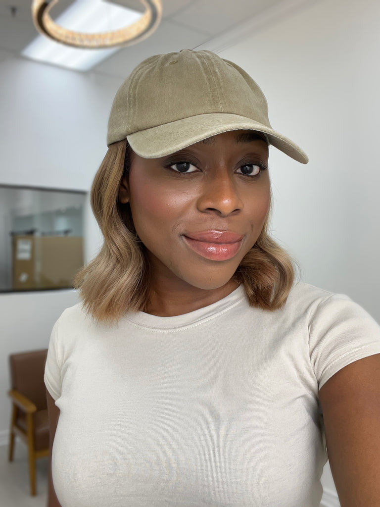 natural movement hair wigs - hat wigs - non-slip human hair wigs - easy to style human hair wig 