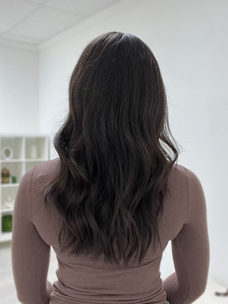  lace top human hair wig - black human hair wig - lace top wigs for women - breathable human hair wigs - affordable natural hair wigs - full coverage human hair wigs
