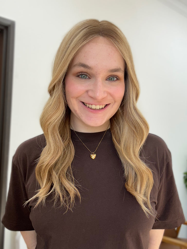  lace top human hair wig - blonde human hair wig - lace top wigs for women - breathable human hair wigs - affordable natural hair wigs - full coverage human hair wigs