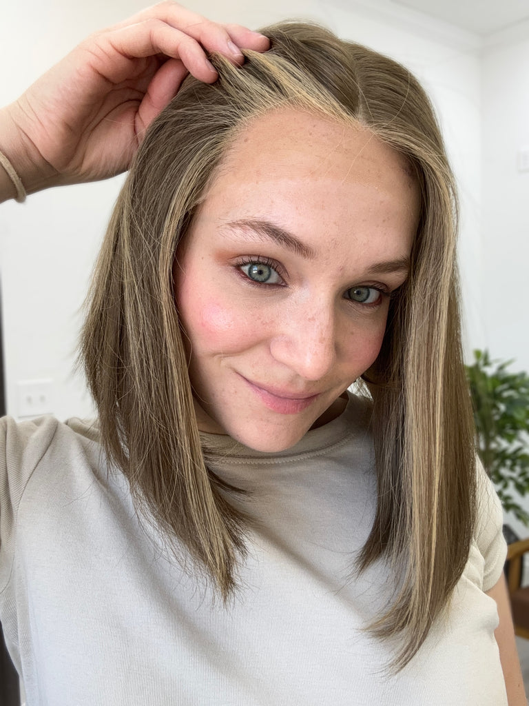  lace top human hair wig - blonde human hair wig - lace top wigs for women - breathable human hair wigs - affordable natural hair wigs - full coverage human hair wigs
