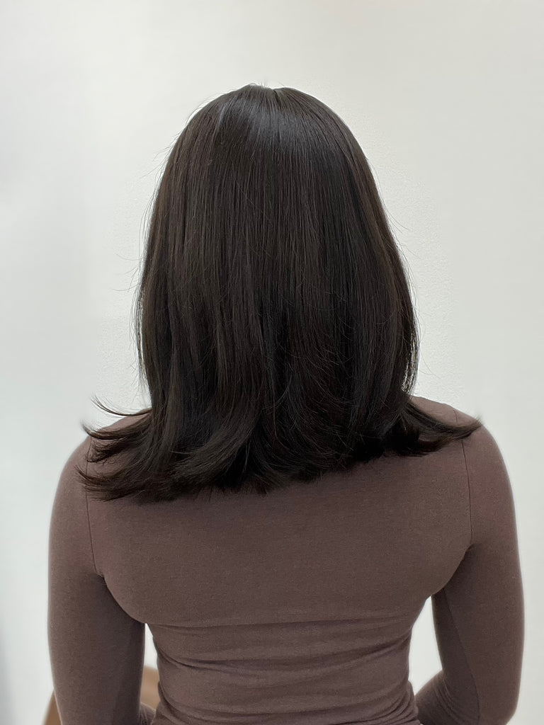  lace top human hair wig - black human hair wig - lace top wigs for women - breathable human hair wigs - affordable natural hair wigs - full coverage human hair wigs
