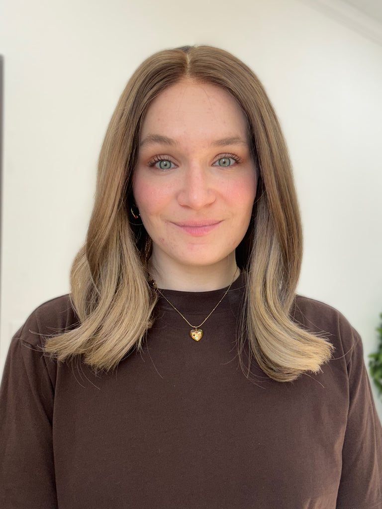  lace top human hair wig - blonde human hair wig - lace top wigs for women - breathable human hair wigs - affordable natural hair wigs - full coverage human hair wigs