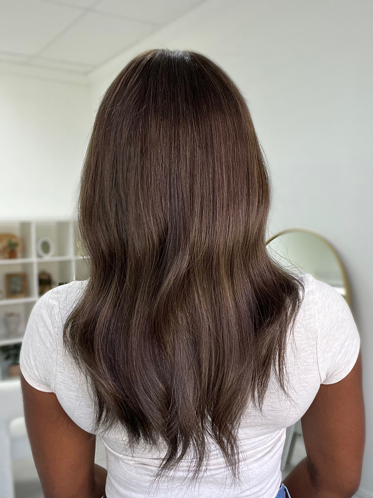 human hair toppers for women - silk or lace hair topper - gently used hair topper - silk top topper - hair topper hairstyles - used toppers for sale 
