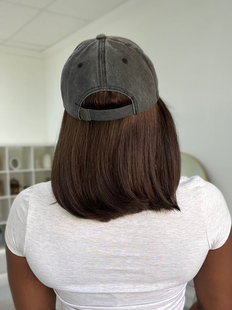 natural movement hair wigs - hat wigs - non-slip human hair wigs - easy to style human hair wig 
