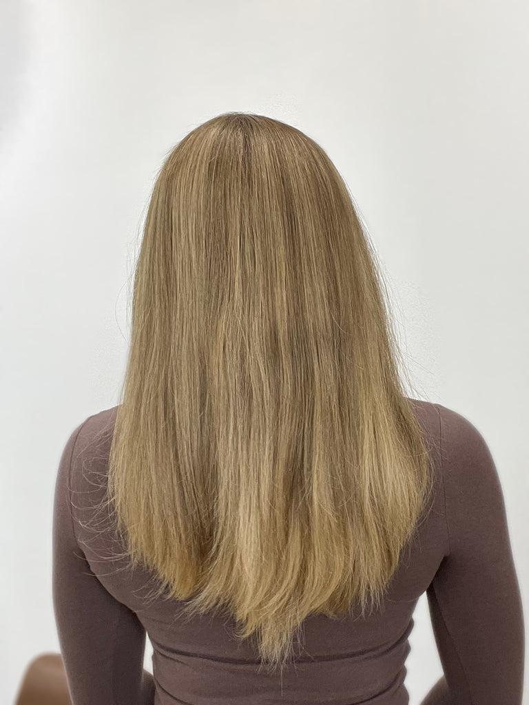  lace top human hair wig - blonde human hair wig - lace top wigs for women - breathable human hair wigs - affordable natural hair wigs - full coverage human hair wigs
