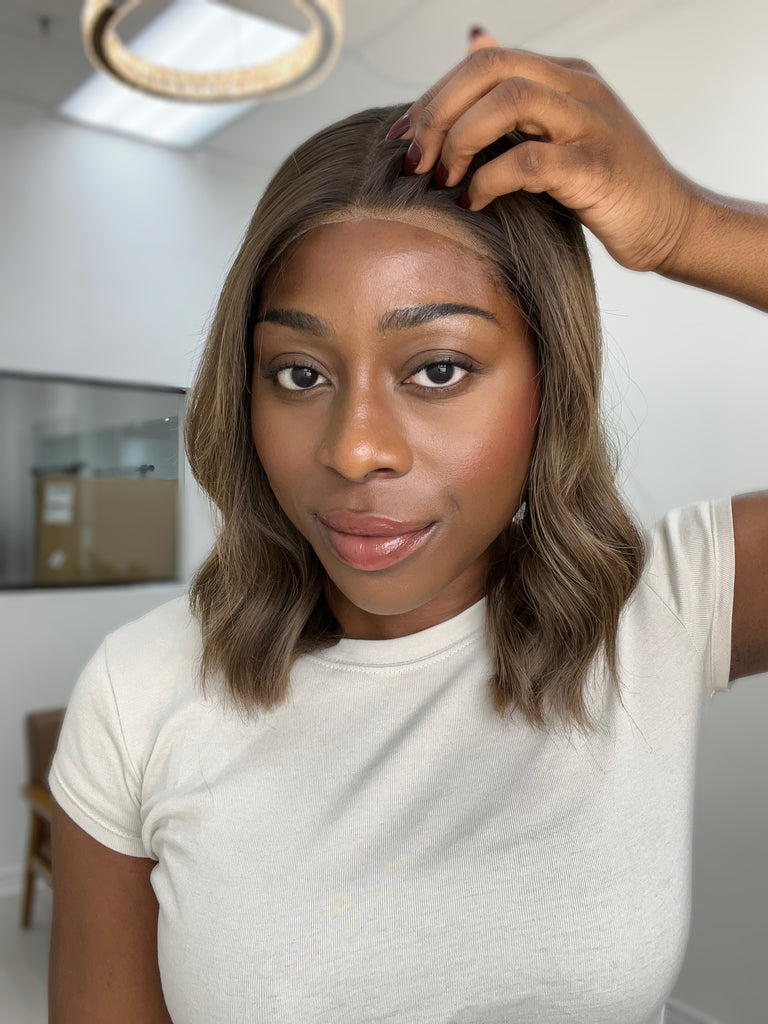 lace top human hair wig - blonde human hair wig - lace top wigs for women - breathable human hair wigs - affordable natural hair wigs - full coverage human hair wigs
