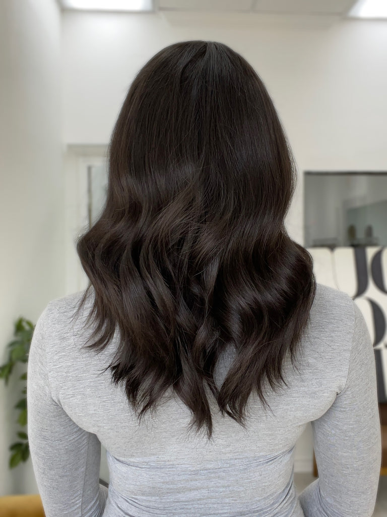  lace top human hair wig - black human hair wig - lace top wigs for women - breathable human hair wigs - affordable natural hair wigs - full coverage human hair wigs

