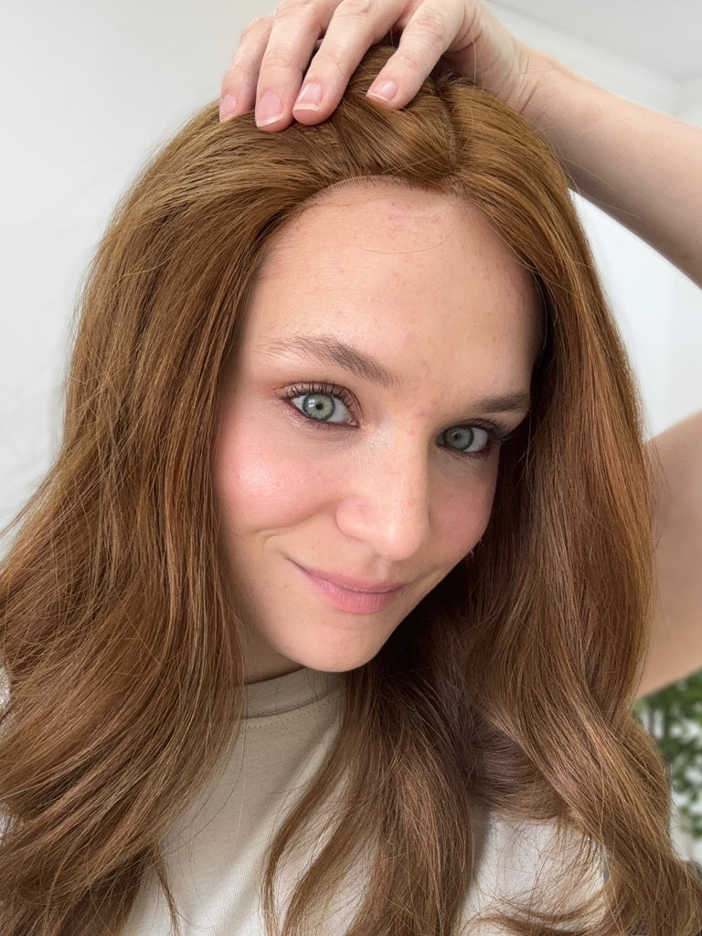 silk top lace front wig - lace front wig - lightly worn wig - preloved wig - wigs for women - affordable natural hair wigs - buy used wigs 