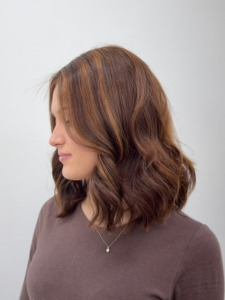 lace top human hair wig - brunette human hair wig - lace top wigs for women - breathable human hair wigs - affordable natural hair wigs - full coverage human hair wigs
