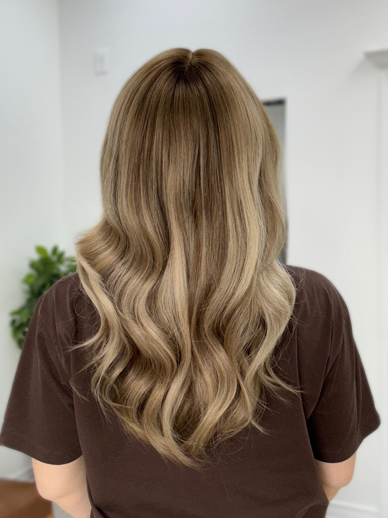  lace top human hair wig - blonde human hair wig - lace top wigs for women - breathable human hair wigs - affordable natural hair wigs - full coverage human hair wigs