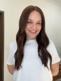 Silk or Lace HD Lace Top Wig 3.0 - Jade Chocolate Brown 24 Inch Length