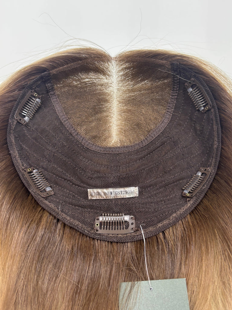 human hair toppers for women - silk or lace hair topper - gently used hair topper - silk top topper - hair topper hairstyles - used toppers for sale 
