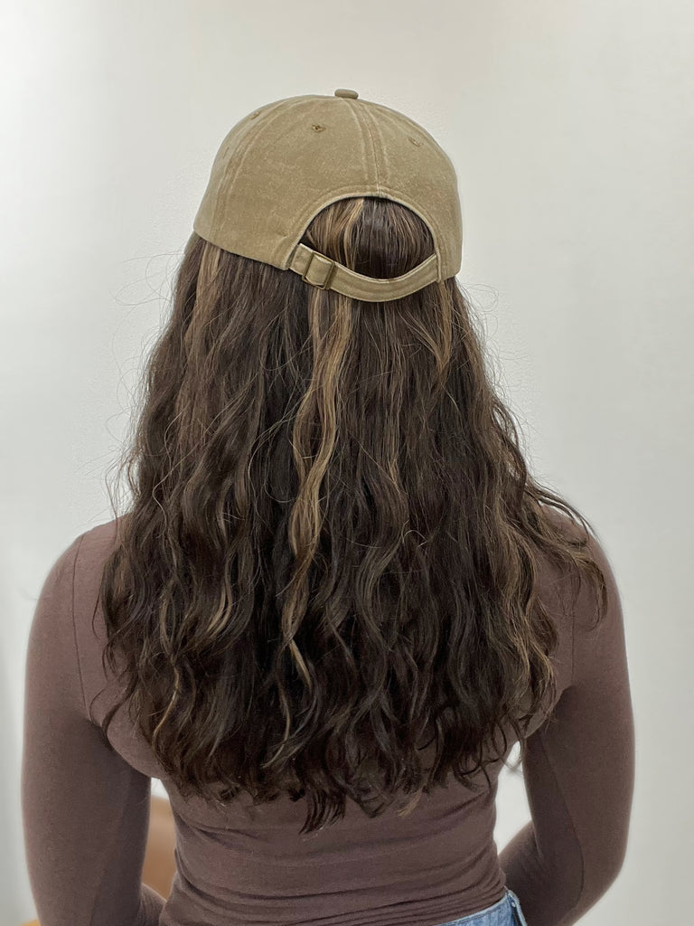 natural movement hair wigs - hat wigs - non-slip human hair wigs - easy to style human hair wig 
