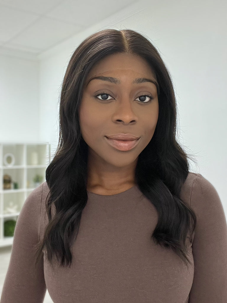  lace top human hair wig - black human hair wig - lace top wigs for women - breathable human hair wigs - affordable natural hair wigs - full coverage human hair wigs
