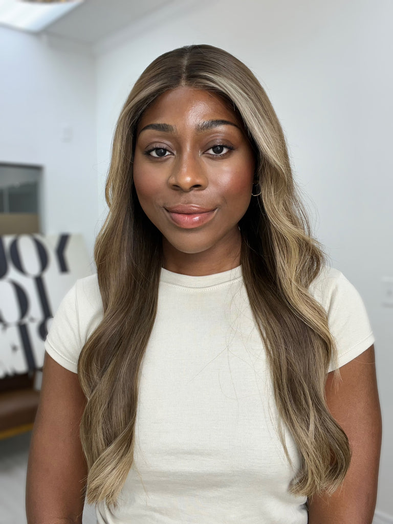  lace top human hair wig - blonde human hair wig - lace top wigs for women - breathable human hair wigs - affordable natural hair wigs - full coverage human hair wigs
