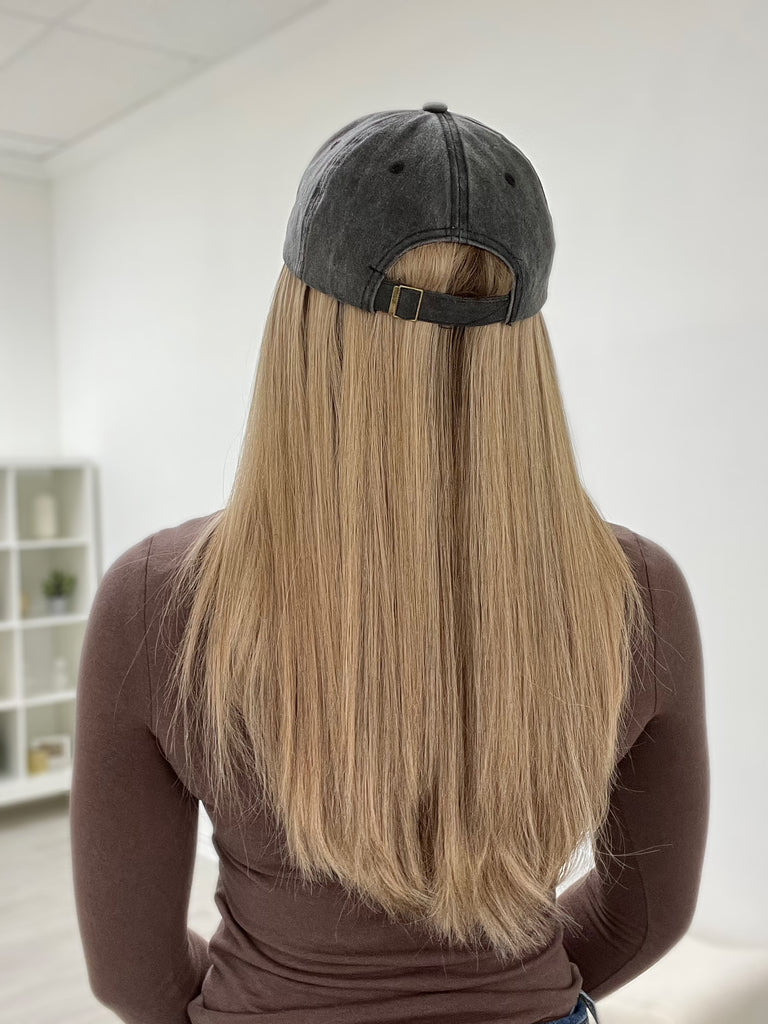 natural movement hair wigs - hat wigs - non-slip human hair wigs - easy to style human hair wig 

