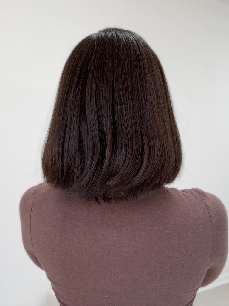  lace top human hair wig - black human hair wig - lace top wigs for women - breathable human hair wigs - affordable natural hair wigs - full coverage human hair wigs

