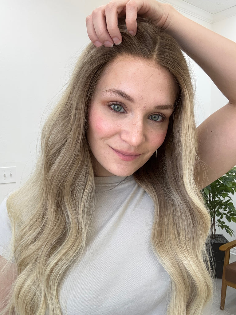  lace top human hair wig - blonde human hair wig - lace top wigs for women - breathable human hair wigs - affordable natural hair wigs - full coverage human hair wigs
