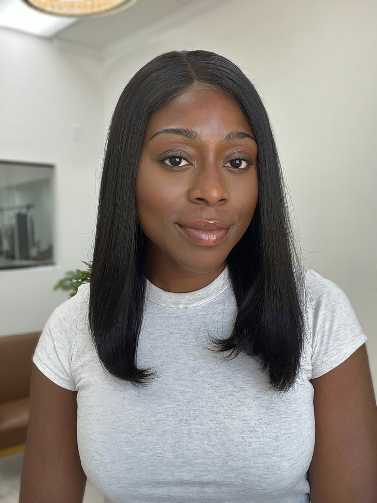  lace top human hair wig - black human hair wig - lace top wigs for women - breathable human hair wigs - affordable natural hair wigs - full coverage human hair wigs
