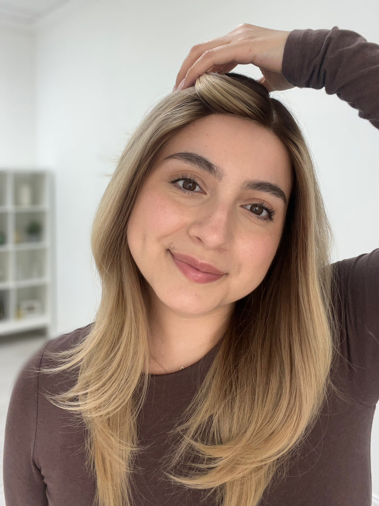 silk top lace front wig - lace front wig - lightly worn wig - preloved wig - wigs for women - affordable natural hair wigs - buy used wigs 