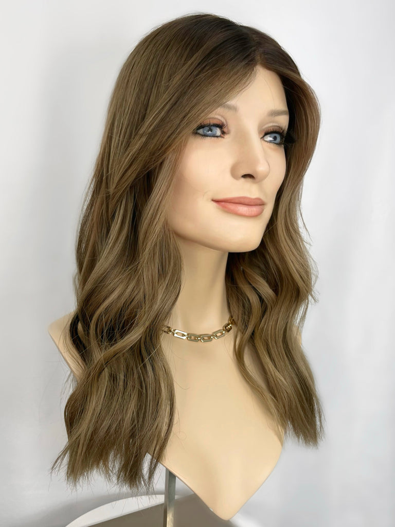 Milano Divine Lace Top Wig, "Ashy Bronde" (R1631) - Silk or Lace