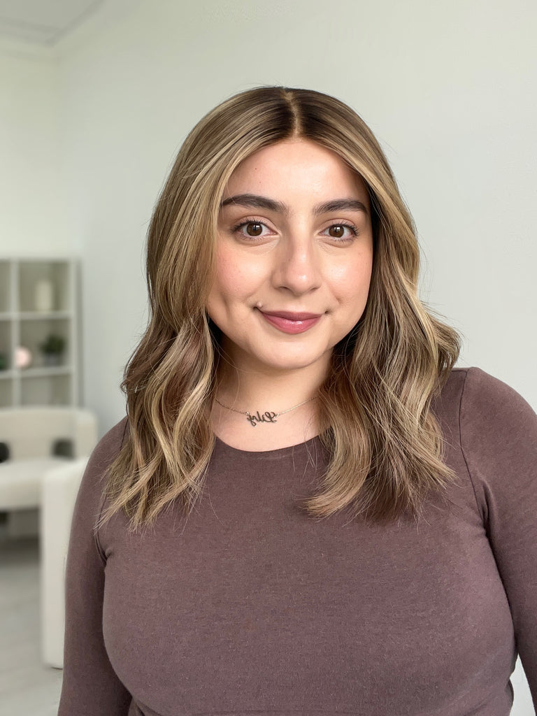 lace top human hair wig - blonde human hair wig - lace top wigs for women - breathable human hair wigs - affordable natural hair wigs - full coverage human hair wigs
