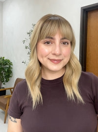 Highline Wigs Silk Top Topper -  Light Brown Root to Soft Golden Beige Blonde - R3844