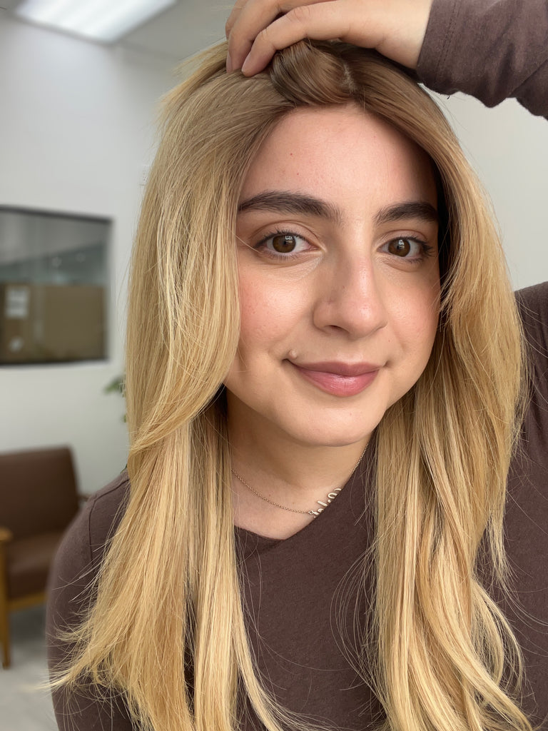 silk top lace front wig - lace front wig - lightly worn wig - preloved wig - wigs for women - affordable natural hair wigs - buy used wigs 
