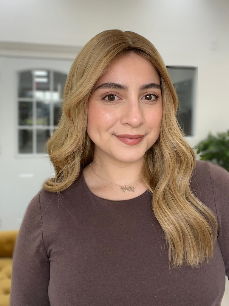 human hair toppers for women - silk or lace hair topper - gently used hair topper - silk top topper - hair topper hairstyles - used toppers for sale 
