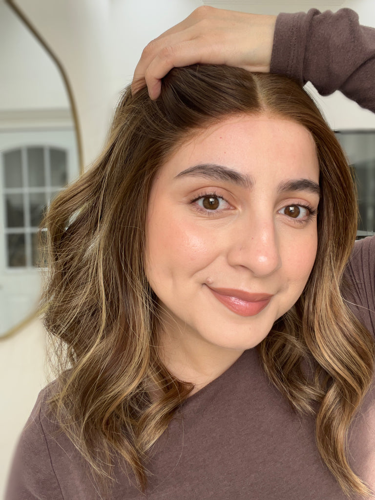 lace top human hair wig - brunette human hair wig - lace top wigs for women - breathable human hair wigs - affordable natural hair wigs - full coverage human hair wigs