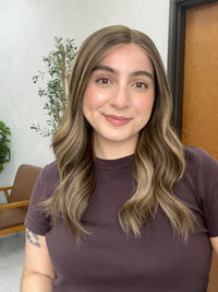 Highline Wigs Lace Top Wig - Light Lexie 5 Root Neutral Brown with Highlights - R3868