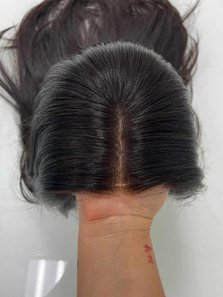 lace top human hair wig - black human hair wig - lace top wigs for women - breathable human hair wigs - affordable natural hair wigs - full coverage human hair wigs