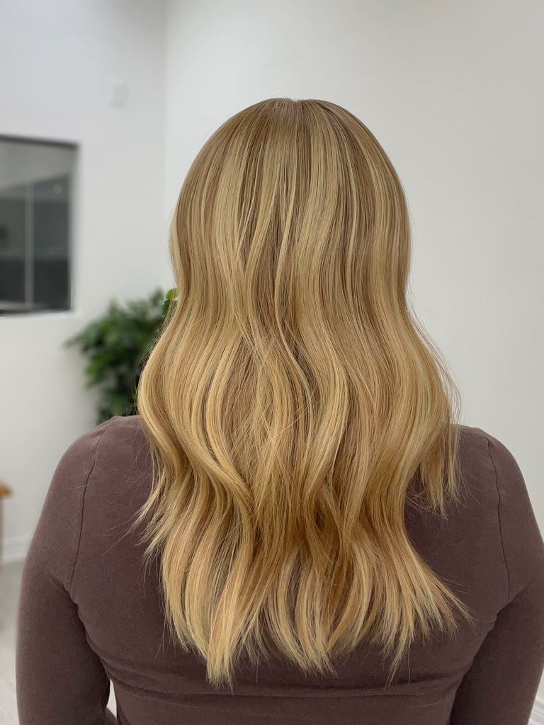 human hair toppers for women - silk or lace hair topper - gently used hair topper - silk top topper - hair topper hairstyles - used toppers for sale 
