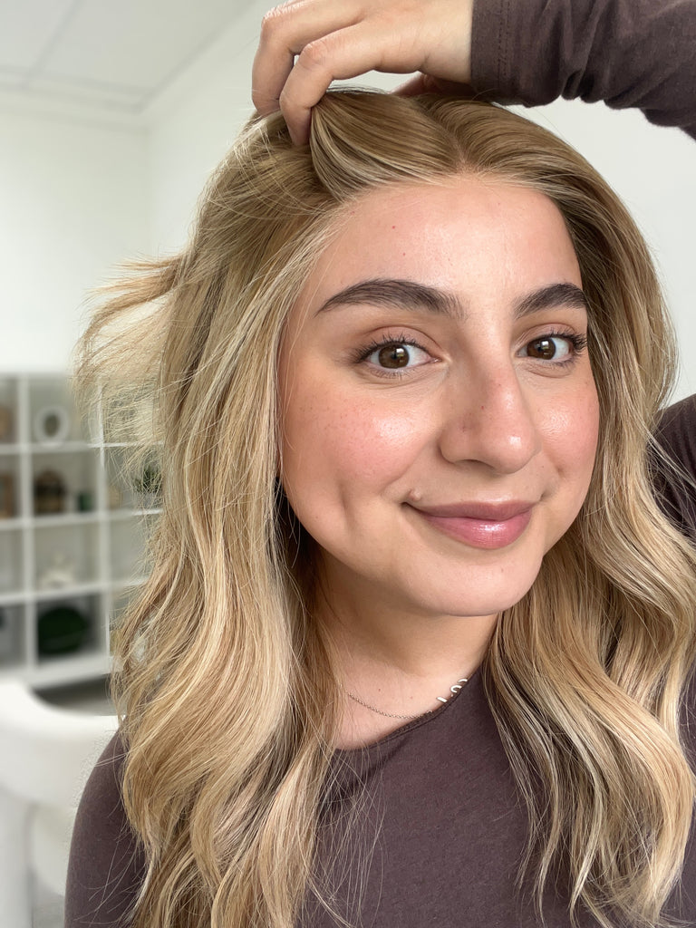  lace top human hair wig - blonde human hair wig - lace top wigs for women - breathable human hair wigs - affordable natural hair wigs - full coverage human hair wigs
