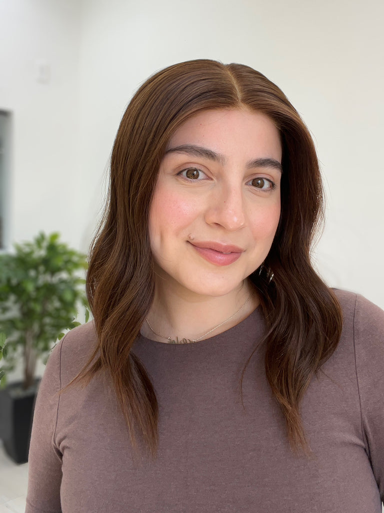 human hair toppers for women - silk or lace hair topper - gently used hair topper - silk top topper - hair topper hairstyles - used toppers for sale 
